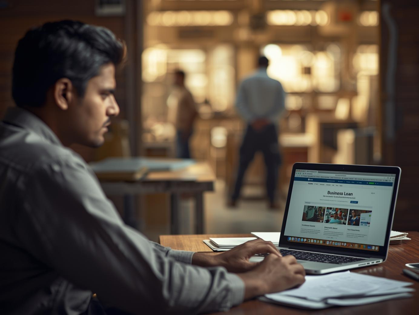 Indian MSME owner struggling to access business loans in 2026